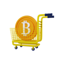پیش‌نمایش فایل bitcoin-mining-cart-5013956 از پک سکه رمزارز بیت‌کوین
