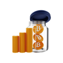 پیش‌نمایش فایل bitcoin-savings-5013935 از پک سکه رمزارز بیت‌کوین