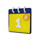 پیش‌نمایش فایل bitcoin-with-calendar-5013933 از پک سکه رمزارز بیت‌کوین