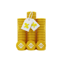 پیش‌نمایش فایل binance-coin-on-sale-5052285 از پک سکه ارز دیجیتال بایننس