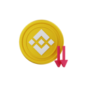 پیش‌نمایش فایل binance-value-down-5052275 از پک سکه ارز دیجیتال بایننس