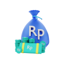 پیش‌نمایش فایل rupiah-money-with-a-bag-5128551 از پک امور مالی روپیه
