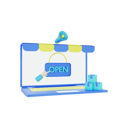 پیش‌نمایش فایل online-shop-open-5199349 از پک تجارت الکترونیک جلد 1