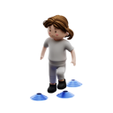 پیش‌نمایش فایل woman-doing-agility-training-6587955 از پک تمرین زنان