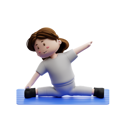 پیش‌نمایش فایل woman-workout-body-stretching-in-mattress-6586919 از پک تمرین زنان