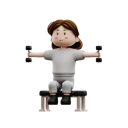 پیش‌نمایش فایل woman-workout-exercises-with-dumbbells-6587770 از پک تمرین زنان