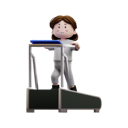 پیش‌نمایش فایل woman-workout-running-on-a-treadmill-6586768 از پک تمرین زنان