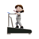 پیش‌نمایش فایل woman-workout-running-on-a-treadmill-6586769 از پک تمرین زنان