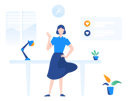 پیش‌نمایش فایل female-employee-at-workplace-4301906 از پک وب و موبایل