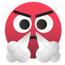پیش‌نمایش فایل emoji-mad-red-steaming-4640001 از پک رموجی نرم