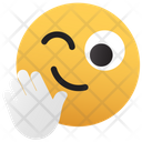 پیش‌نمایش فایل emoji-wink-hello-4640043 از پک رموجی نرم