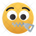 پیش‌نمایش فایل emoji-zip-lips-4640051 از پک رموجی نرم