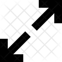 پیش‌نمایش فایل enlarge-maximize-diagonal-ui-top-right-bottom-left از پک ملزومات رابط کاربری