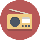 پیش‌نمایش فایل radio-361 از پک آیکون های تخت زیبا