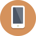 پیش‌نمایش فایل smart-phone از پک آیکون های تخت زیبا