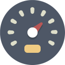 پیش‌نمایش فایل speedometer-69 از پک آیکون های تخت زیبا
