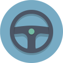 پیش‌نمایش فایل steering-wheel از پک آیکون های تخت زیبا