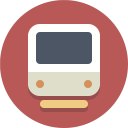 پیش‌نمایش فایل train-203 از پک آیکون های تخت زیبا