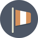 پیش‌نمایش فایل wind-sock از پک آیکون های تخت زیبا