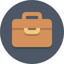 پیش‌نمایش فایل briefcase-444 از پک آیکون های تخت زیبا