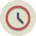 پیش‌نمایش فایل clock-917 از پک آیکون های تخت زیبا