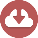 پیش‌نمایش فایل cloud-download-2 از پک آیکون های تخت زیبا