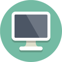 پیش‌نمایش فایل computer-1317 از پک آیکون های تخت زیبا