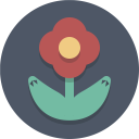 پیش‌نمایش فایل flower-914 از پک آیکون های تخت زیبا
