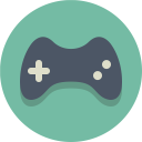 پیش‌نمایش فایل game-controller-1 از پک آیکون های تخت زیبا
