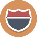 پیش‌نمایش فایل badge-591 از پک آیکون های تخت زیبا