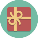 پیش‌نمایش فایل gift-775 از پک آیکون های تخت زیبا