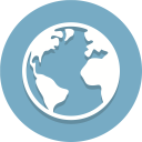 پیش‌نمایش فایل globe-434 از پک آیکون های تخت زیبا