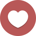 پیش‌نمایش فایل heart-1168 از پک آیکون های تخت زیبا