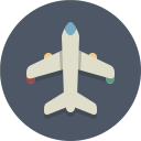 پیش‌نمایش فایل plane-159 از پک آیکون های تخت زیبا
