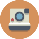 پیش‌نمایش فایل polaroid-camera از پک آیکون های تخت زیبا