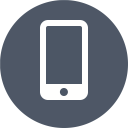 پیش‌نمایش فایل mobile-1256 از پک آیکون های تک رنگ زیبا