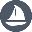 پیش‌نمایش فایل sailboat-13 از پک آیکون های تک رنگ زیبا