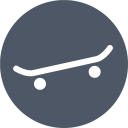 پیش‌نمایش فایل skateboard-81 از پک آیکون های تک رنگ زیبا