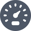 پیش‌نمایش فایل speedometer-70 از پک آیکون های تک رنگ زیبا