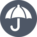 پیش‌نمایش فایل umbrella-421 از پک آیکون های تک رنگ زیبا