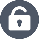 پیش‌نمایش فایل unlocked-94 از پک آیکون های تک رنگ زیبا