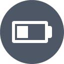 پیش‌نمایش فایل low-battery-4 از پک آیکون های تک رنگ زیبا