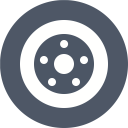 پیش‌نمایش فایل wheel-94 از پک آیکون های تک رنگ زیبا