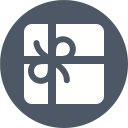 پیش‌نمایش فایل gift-776 از پک آیکون های تک رنگ زیبا