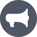 پیش‌نمایش فایل megaphone-271 از پک آیکون های تک رنگ زیبا