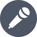 پیش‌نمایش فایل microphone-484 از پک آیکون های تک رنگ زیبا