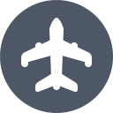 پیش‌نمایش فایل plane-160 از پک آیکون های تک رنگ زیبا