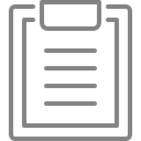 پیش‌نمایش فایل clipboard-394 از پک آیکون های وب سبک خطی رایگان
