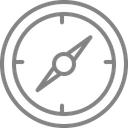 پیش‌نمایش فایل compass-733 از پک آیکون های وب سبک خطی رایگان