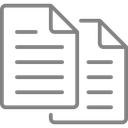 پیش‌نمایش فایل documents-229 از پک آیکون های وب سبک خطی رایگان